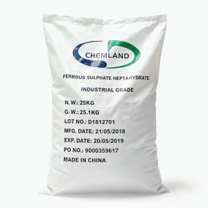 CHEMLAND Ferrous Sulphate Heptahydrate Industrial Grade 98% Min 25KG Bag