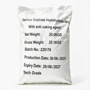 Ferrous Sulphate Heptahydrate Industrial Grade 98% Min 25KG Bag